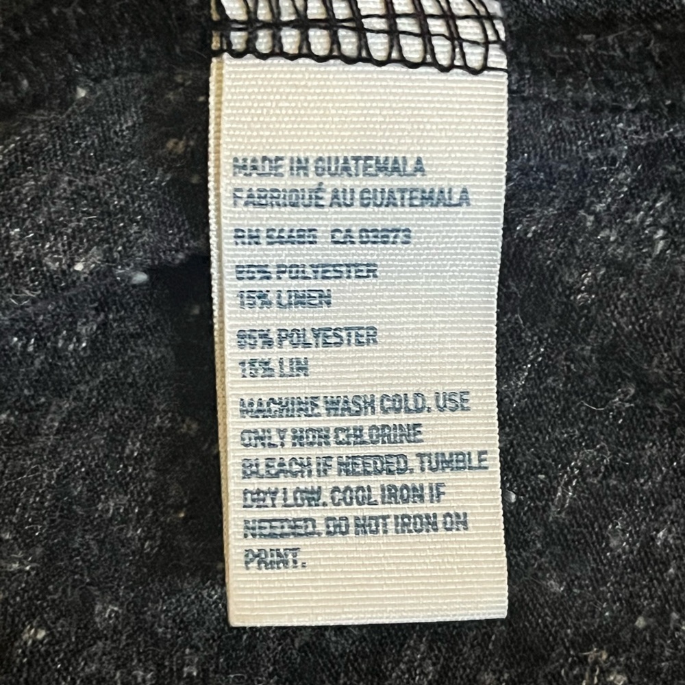 American Eagle Outfitters Star Patterned Navy/Dark Gray Muscle Tee. Size Small - Picture 8 of 10